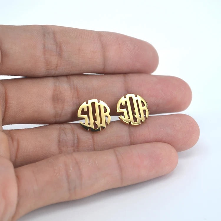 Earrings with Initials