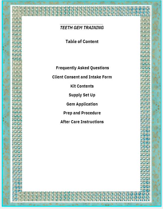 Tooth Gems Manual